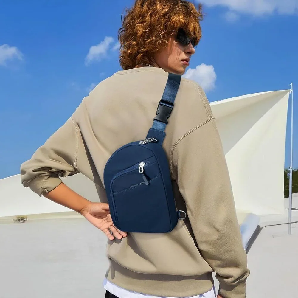 Anti Theft Crossbody Bag for Women Men Waterproof RFID Security Travel
